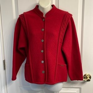 Geiger boiled wool jacket